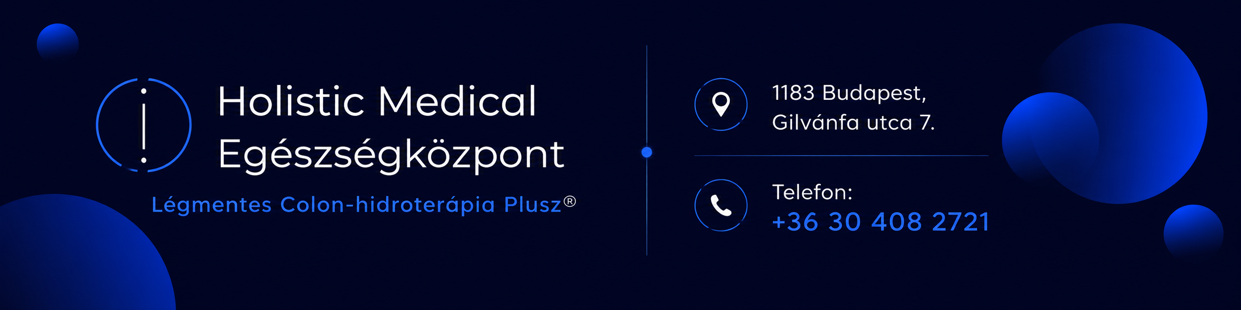 Holistic Medical Egészségközpont Budapest – telefonos egyeztetés