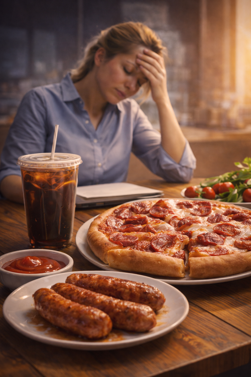 egészségtelen táplálkozás